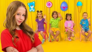 Настя учит детей правильному поведению и этикету в шко