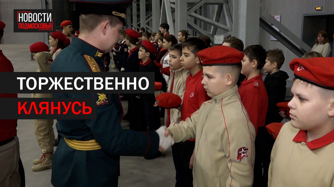 Сразу 250 школьников Балашихи вступили в ряды Юнармии смотреть онлайн
