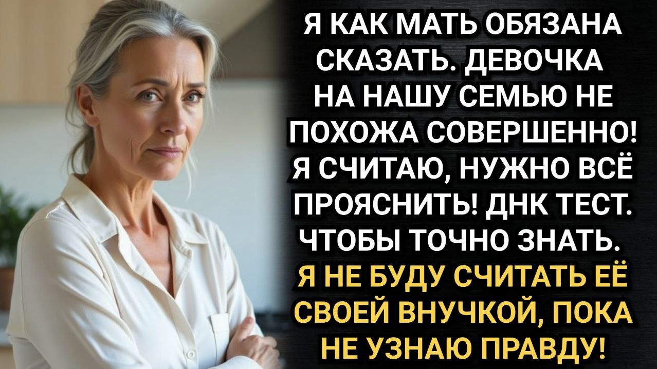 Не похожа. Значит не наша! Вынесла вердикт свекровь, глядя на малышку. Аудио рассказы смотреть онлайн