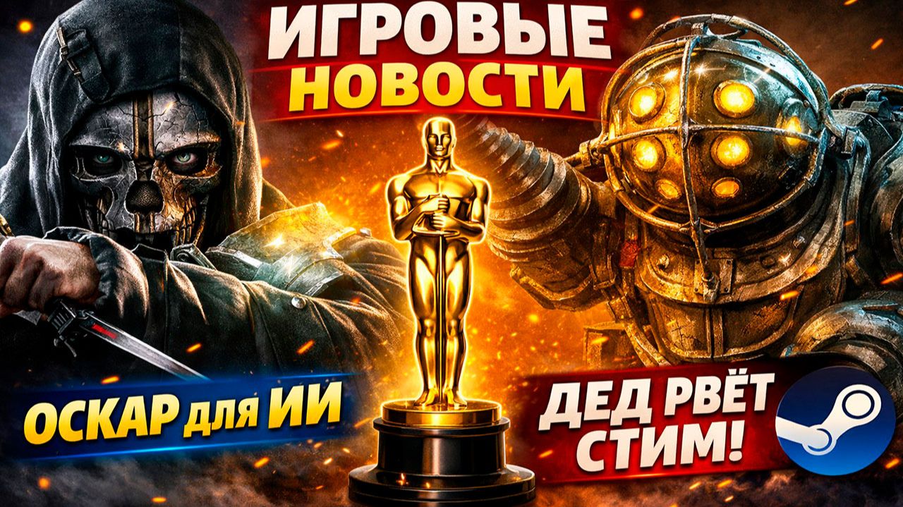 Фильм BIOShock ЖИВ, DEDA рвёт Steam, ИИ получит «Оскар» | Главные новости игр