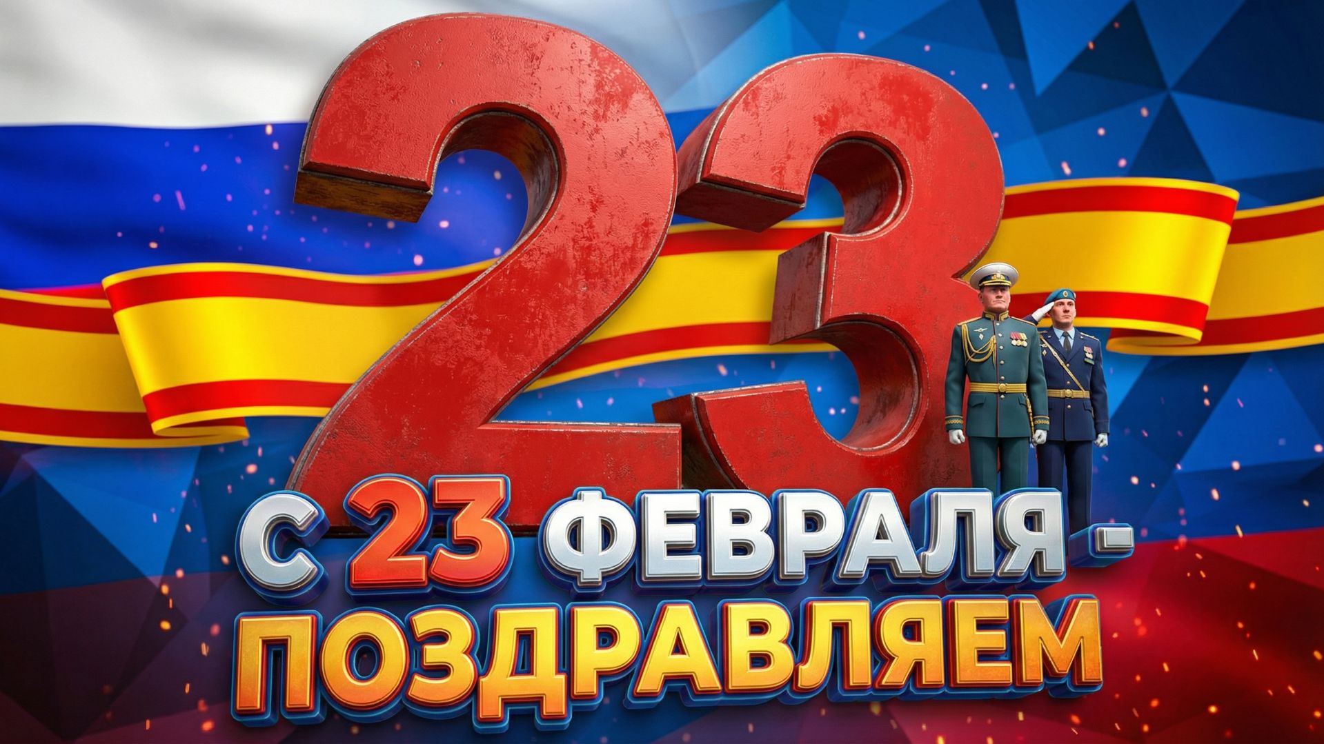 Мужчины с 23 Февраля! Прикольное и Весёлое Поздравление и Пожелание С Днём Защитника Отечества!