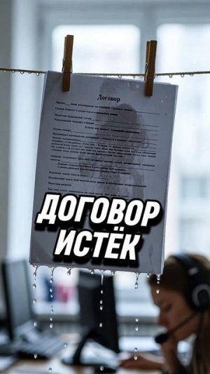 Договор истёк.Телефонные аферисты