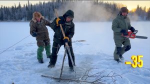 СКАЗОЧНАЯ РЫБАЛКА НА СЕВЕРЕ В МОРОЗ | 4 ЧАСТЬ.