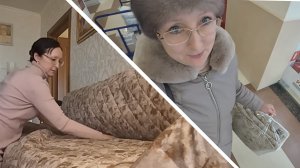 Февраль 2026 года. За пледом в текстильный центр. Эустому в кашпо. Лук на перо.