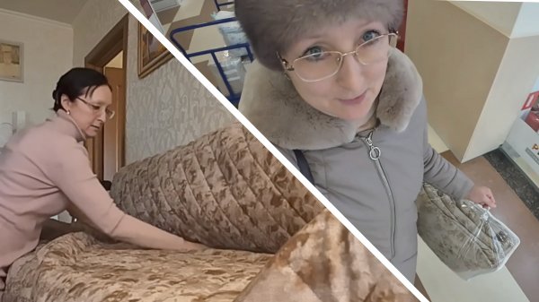 Февраль 2026 года. За пледом в текстильный центр. Эустому в кашпо. Лук на перо.