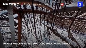 Армия России за неделю освободила восемь сёл