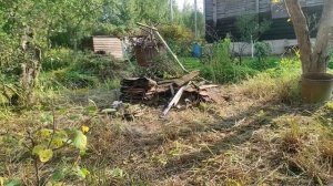 3-Моя новая Дача.. второй участок..13.09.21.начинаем осваивать