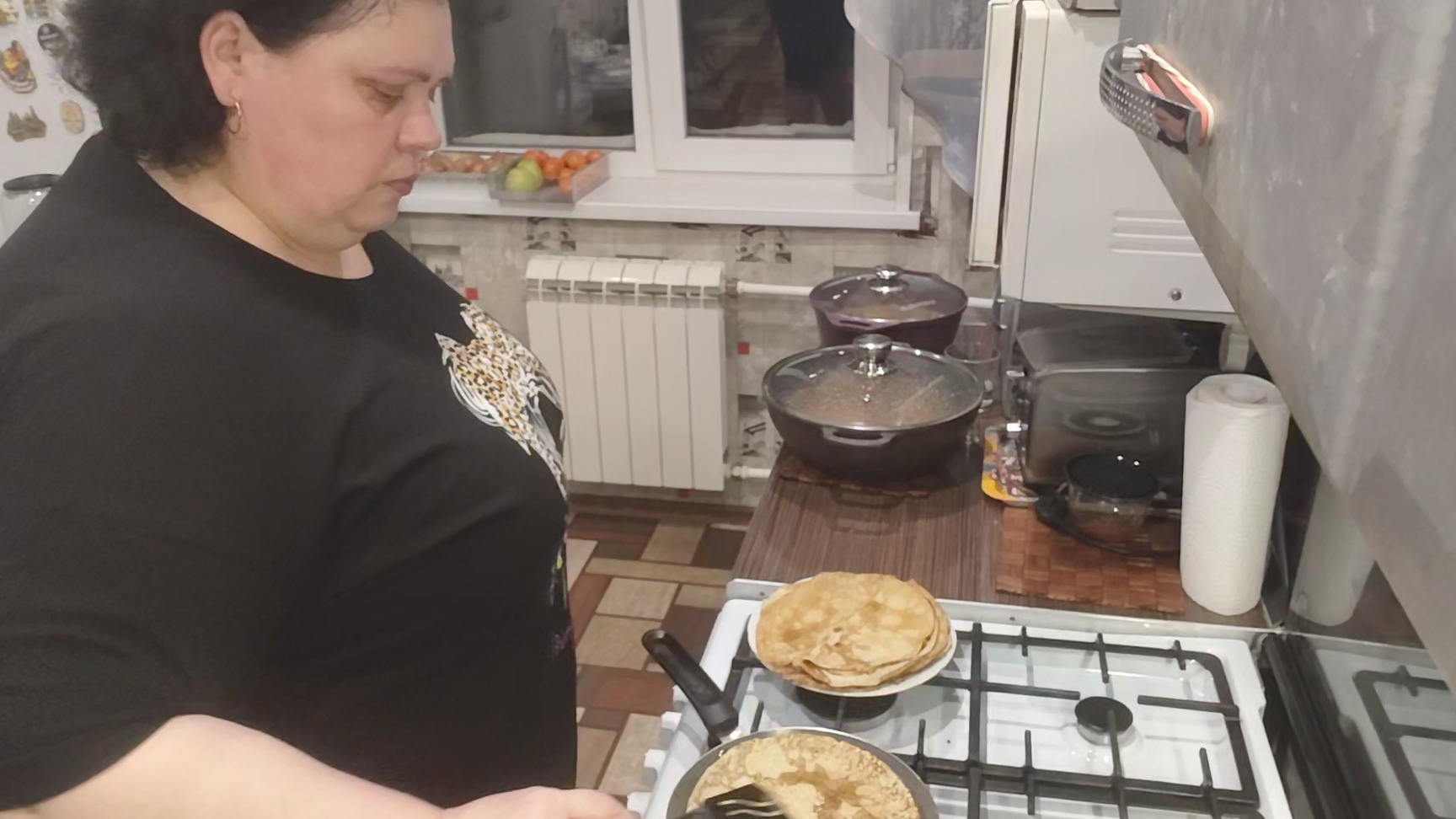 Сегодня гороховый суп/ В магазин/ Общение/ Блины, как без них/ смотреть онлайн