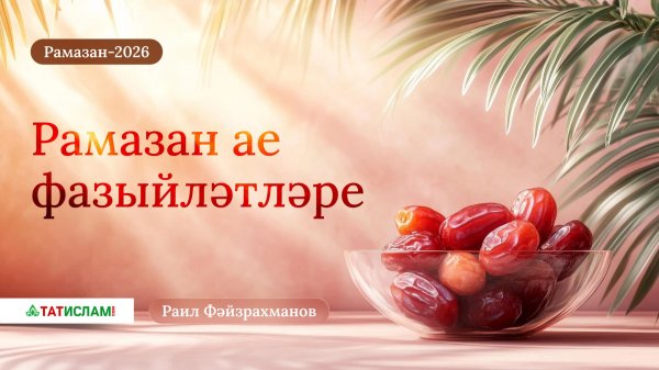 1.  Рамазан-2026. Рамазан ае фазыйләтләре. Раил Фәйзрахманов