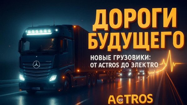 Новые грузовики: Mercedes, Volvo, Scania и электрические фуры будущего! Обзор