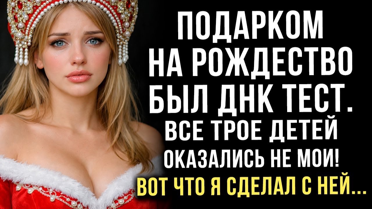 подарком на Рождество был ДНК тест. ВСЕ ТРОЕ ДЕТЕЙ ОКАЗАЛИСЬ НЕ МОИ! Вот что я сделал с ней...
