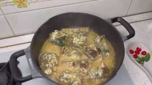 Нежнейшая рыба в сметанном соусе — тает во рту! Лёгкий рецепт на каждый день