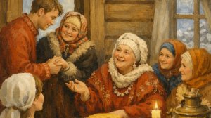 Широкая Масленица. 5-й день - Тёщины вечерки. Шикарная музыкальная открытка.