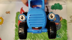 Синий Трактор: Учим Цвета и Цифры!Раскраска.