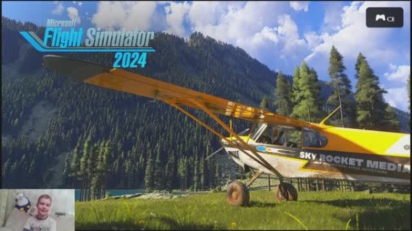 Артем играл в Microsoft Flight Simulator 2024