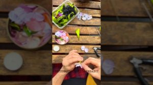 Мастер-класс "Анютины глазки из ленты"