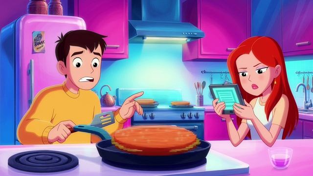 "POV: Твой обед завис на 50% загрузки 🍔👾" смотреть онлайн