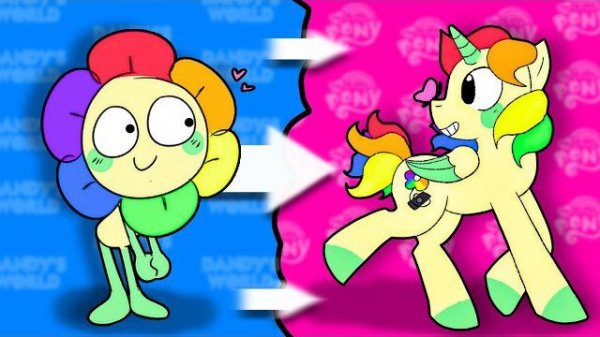 МИР ДЕНДИ, НО ОНИ-ПОНИ🐴 Dandy’s World! НОВЫЙ СБОРНИК КРУТОЙ АНИМАЦИИ! РЕАКЦИЯ