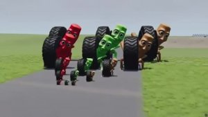 Машинки летают и прыгают! Развивающие мультики Машины помощники. Мультфильмы про машинки