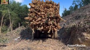 Грузовик был очень крепким и перевозил грузы по очень опасному участку дороги.