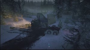 SnowRunner. Аляска. Сложный режим,играю без модов. Руль. Logitech Driving Force GT