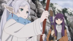 Эльфийка-то оказывается, лентяйка страшная! "Фрирен-1"