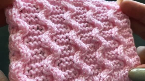 🧶КРАСИВЫЙ РЕЛЬЕФНЫЙ УЗОР💜 смотреть онлайн
