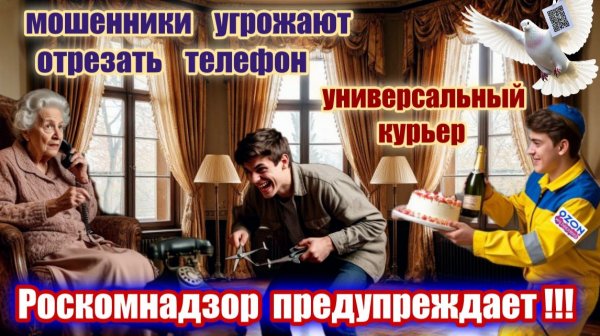 ♨️😂ОПАСНЫЕ И СМЕШНЫЕ МОШЕННИКИ ИЗ РОСКОМНАДЗОРА ПРЕДУПРЕЖДАЮТ 😜