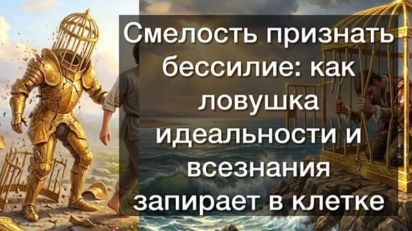 Смелость признать бессилие: как ловушка идеальности и всезнания запирает в клетке