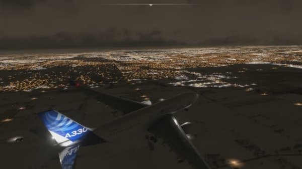 Посадка на А330 в Торонто (MSFS 2024)
