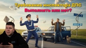 Требование сотрудника ДПС. Выполнять или нет?