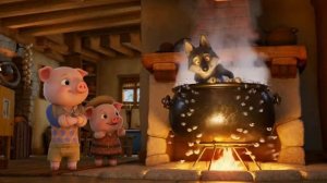 Три поросёнка и серый волк – Мультфильм для детей | Классическая сказка с юмором и приключениями