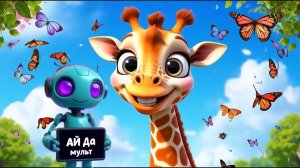 АЙ да мульт - Жираф. Детская песенка про жирафа