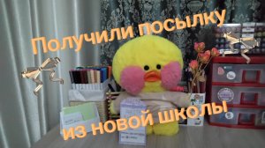 Получили посылку из новой школы✨️