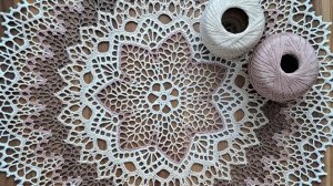 Свяжем вместе денежную салфетку🧶 Часть 4