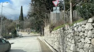 Ялта. От ост.Ромашка по ул.Кирова, Соханя, Котельникова, Пионерской 14.02.26. Крым. Crimea. Yalta.