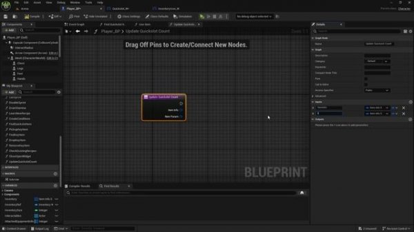 Урок RPG 104. Использование панели быстрых слотов (Unreal Engine 5)