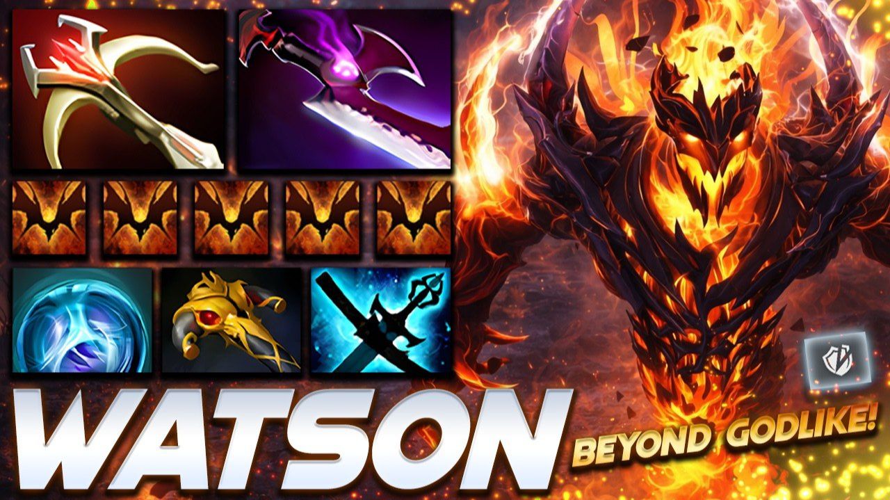 Watson Shadow Fiend Beyond Godlike — профессиональный геймплей в Dota 2 [Смотри и учись]