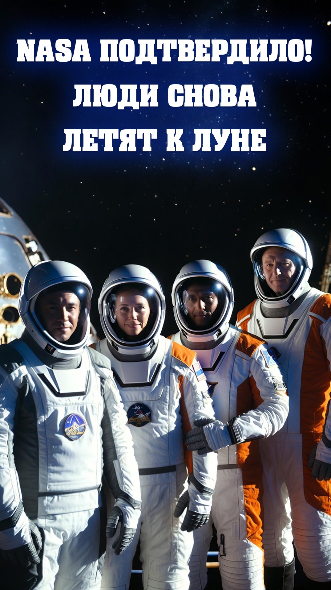 НАСА подтвердило: люди снова летят к Луне