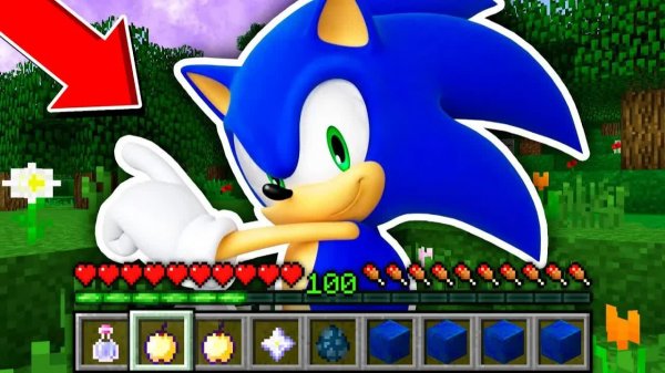 КАК ИГРАТЬ ЗА СОНИК СУПЕР ЕЖИК В МАЙНКРАФТЕ? | SONIC X IN MINECRAFT | МАЙНКРАФТ ПРЕВРАЩЕНИЯ