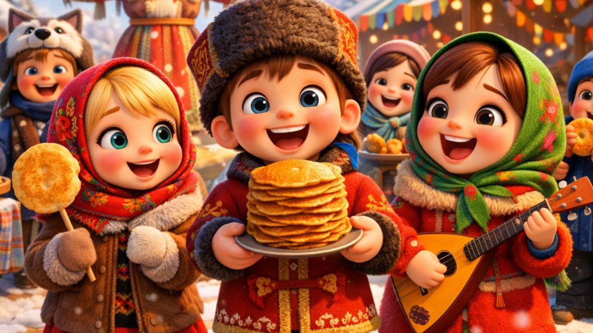 ДЕТСКАЯ ПЕСНЯ ПРО МАСЛЕНИЦУ. МАСЛЕНИЧНАЯ НЕДЕЛЯ. ПЕСНЯ ПРО БЛИНЫ. ЧАСТУШКИ НА МАСЛЕНИЦУ смотреть онлайн