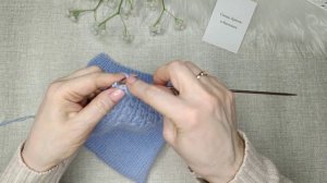 Обвязка нижнего края чепчика