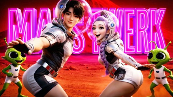 ВЛОГ РУМИ И ДЖИНУ: МАРСИАНСКИЙ ТВЕРК 🍑👽 К-Поп Охотницы на Демонов