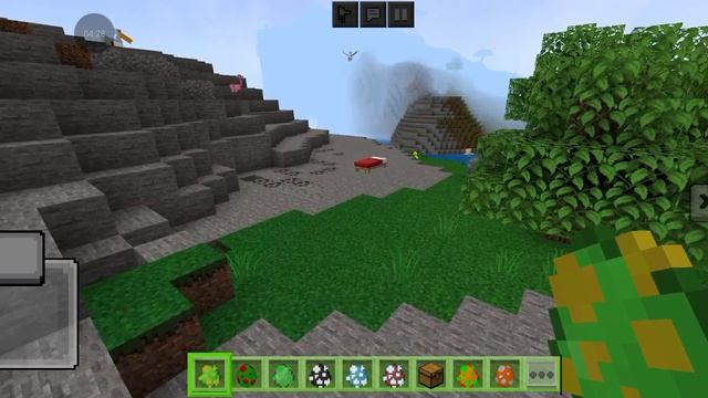 Я скачал мод Exotic Birds в Minecaft.
