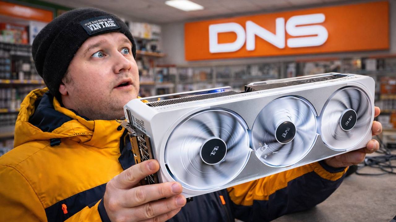 Купил новую RTX5070TI в DNS со сломанным 12VHPWR! Кто виноват? смотреть онлайн