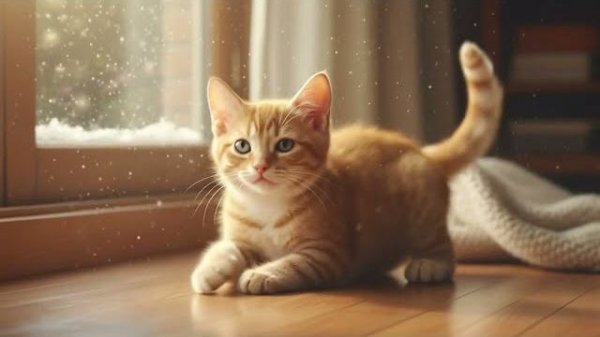 🌧️🌙 Уютный дождливый день и ночные шалости — Кошачья жизнь от Miu Miu!