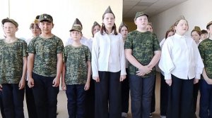 Смотр военно-патриотической песни, 2026 г., 6 класс, песня "Ты ждёшь, Лизавета".