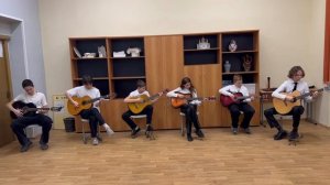 В испанском стиле. Автор Александр Виницкий, Ансамбль Animato, #Школа2001, #Гитара, #МаБи