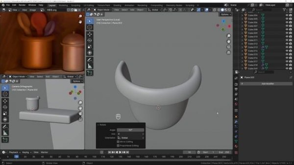 73-2. [1st floor] Make kitchen tools using modifiers