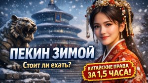 Пекин зимой: стоит ли ехать? И китайские права за 1,5 часа